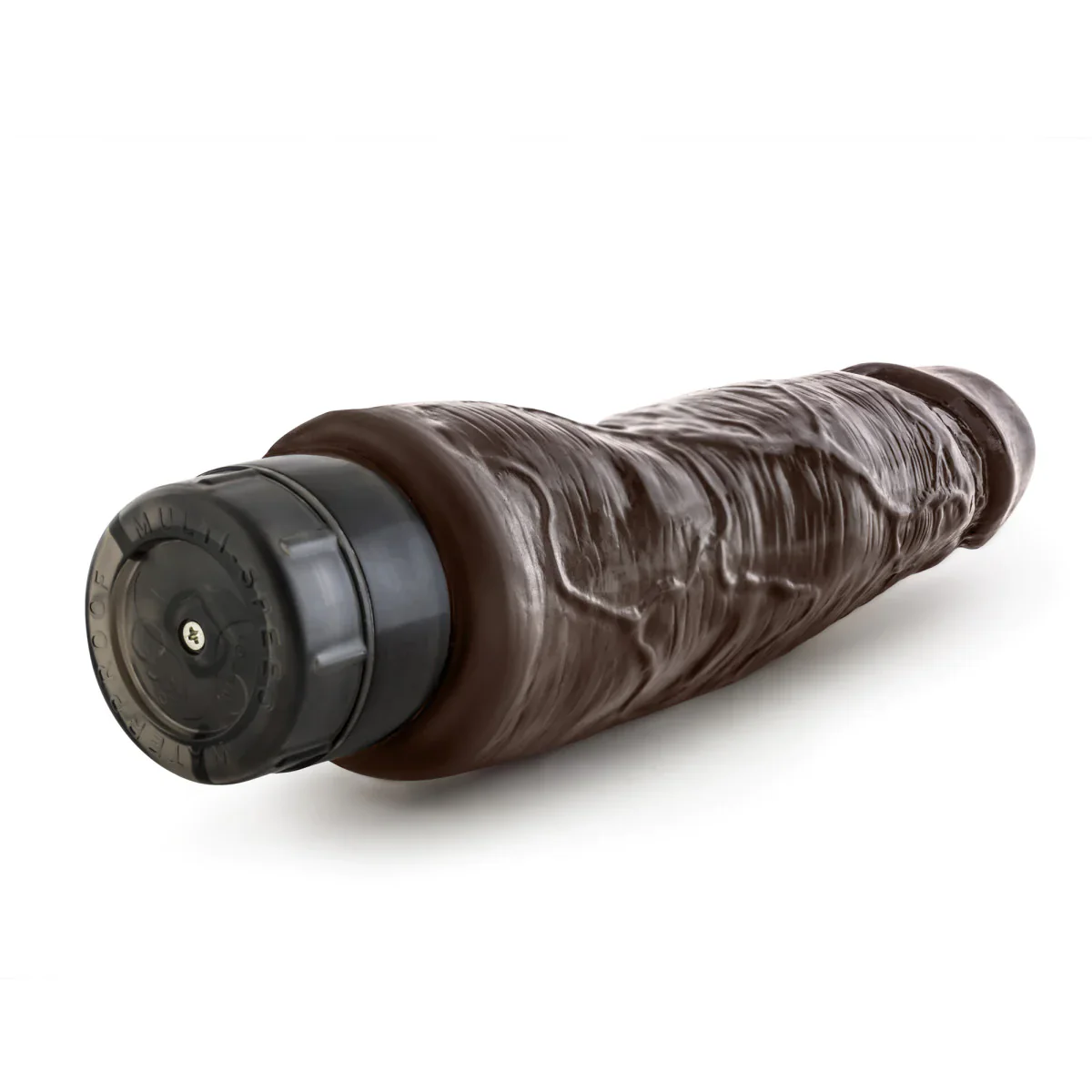 Dr. Skin Cock Vibe 14 Realistic Chocolate 8.25-Inch Long Vibrating Dildo - Image 8