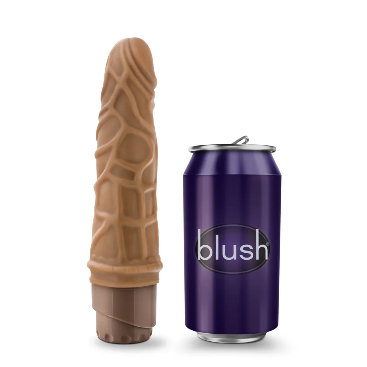 Dr. Skin Cock Vibe 3 Realistic Mocha 7.25-Inch Long Vibrating Dildo - Image 3