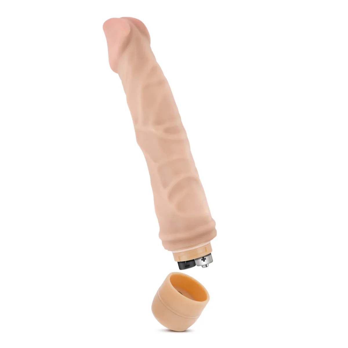 Dr. Skin Cock Vibe 6 Realistic Beige 9-Inch Long Vibrating Dildo - Image 5