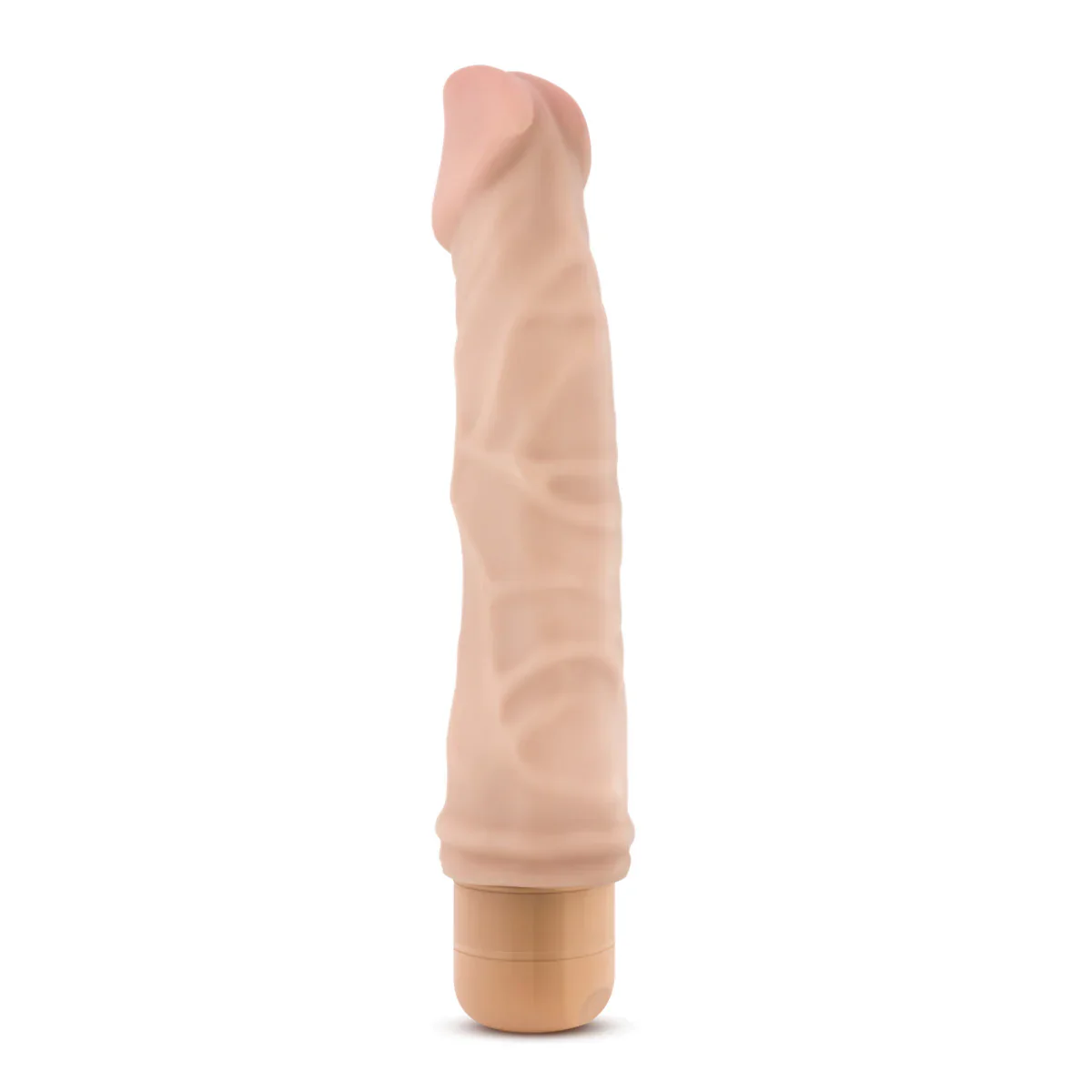 Dr. Skin Cock Vibe 6 Realistic Beige 9-Inch Long Vibrating Dildo - Image 8