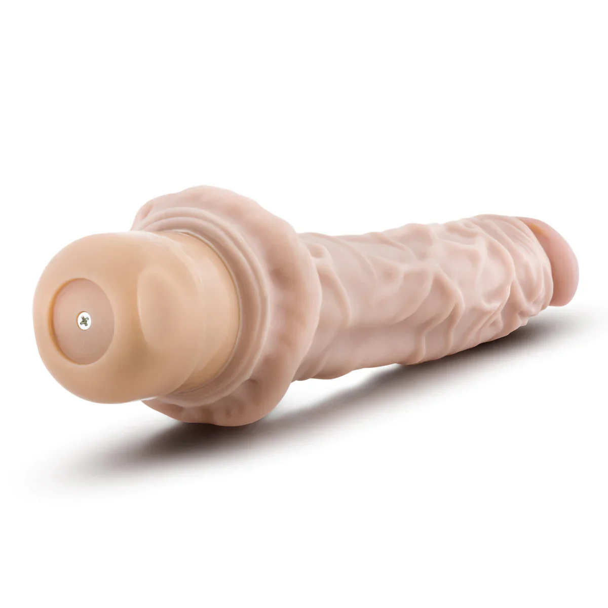 Dr. Skin Cock Vibe 8 Realistic Beige 9.75-Inch Long Vibrating Dildo - Image 5