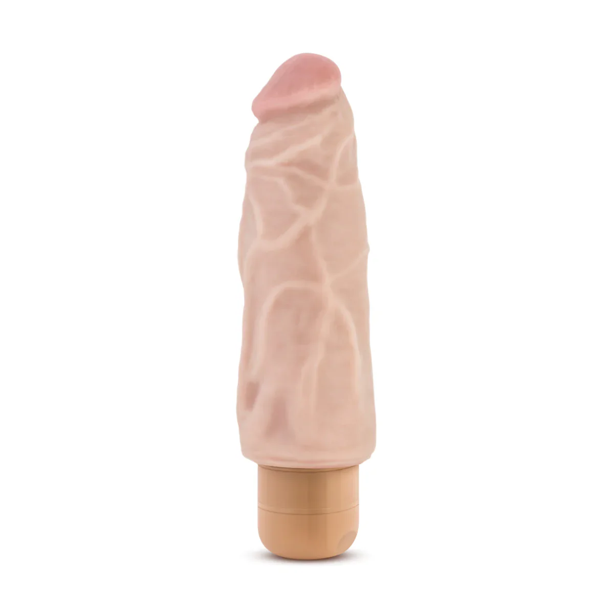 Dr. Skin Cock Vibe 9 Realistic Beige 7.5-Inch Long Vibrating Dildo - Image 7