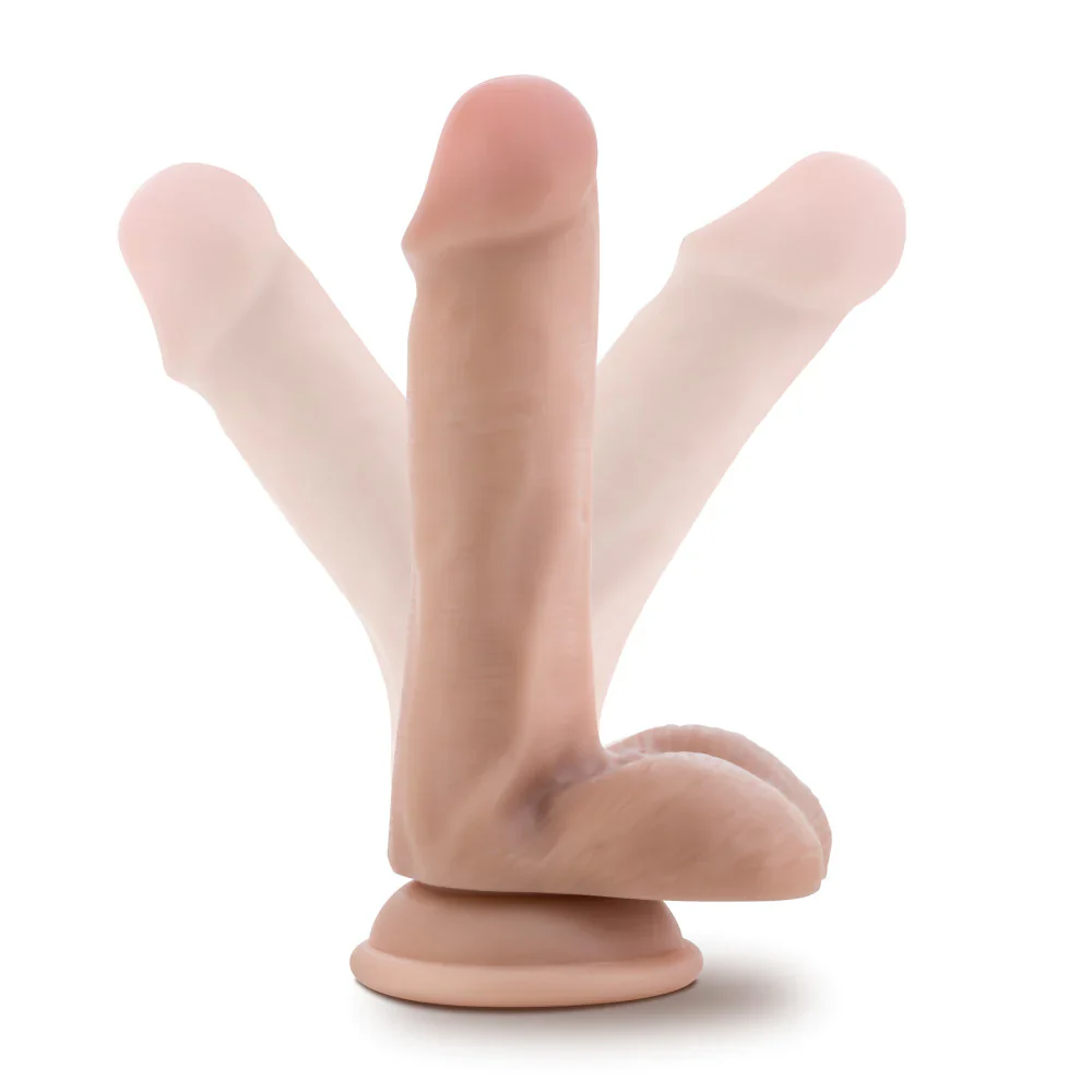 Dr. Skin Dr. Jeffrey 6.5 Inch Long Dildo - Vanilla - Image 4