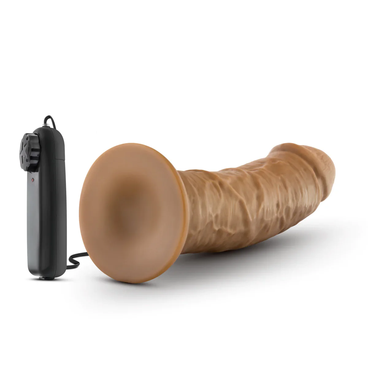 Dr. Skin Dr. Joe Realistic Mocha 8-Inch Long  Vibrating Dildo - Image 5