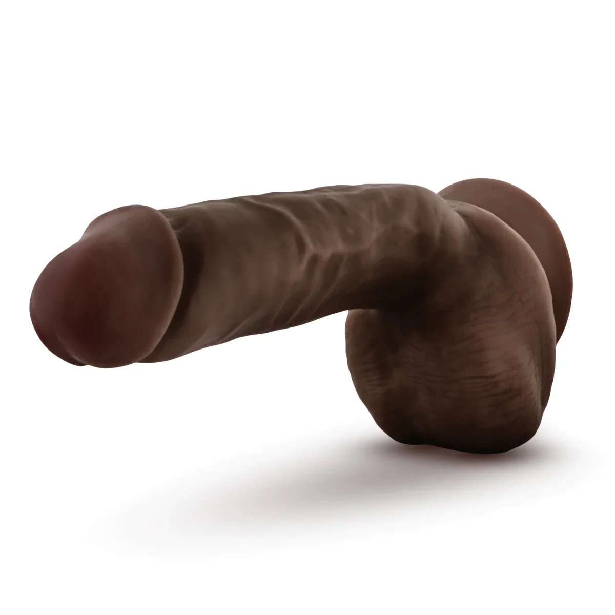Dr. Skin Glide Realistic Chocolate 8.5-Inch Long Dildo - Image 8