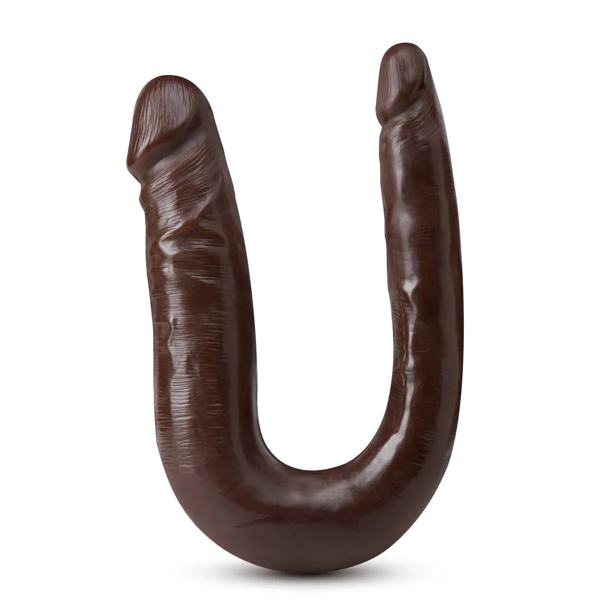 Dr. Skin Mini Double Dong Chocolate 12.5-Inch Long Double Dildo - Image 4