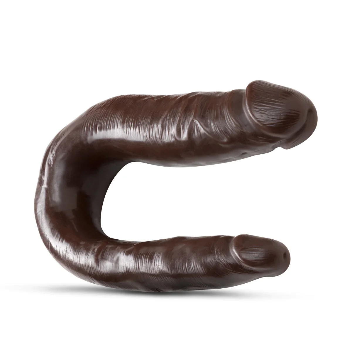 Dr. Skin Mini Double Dong Chocolate 12.5-Inch Long Double Dildo - Image 5