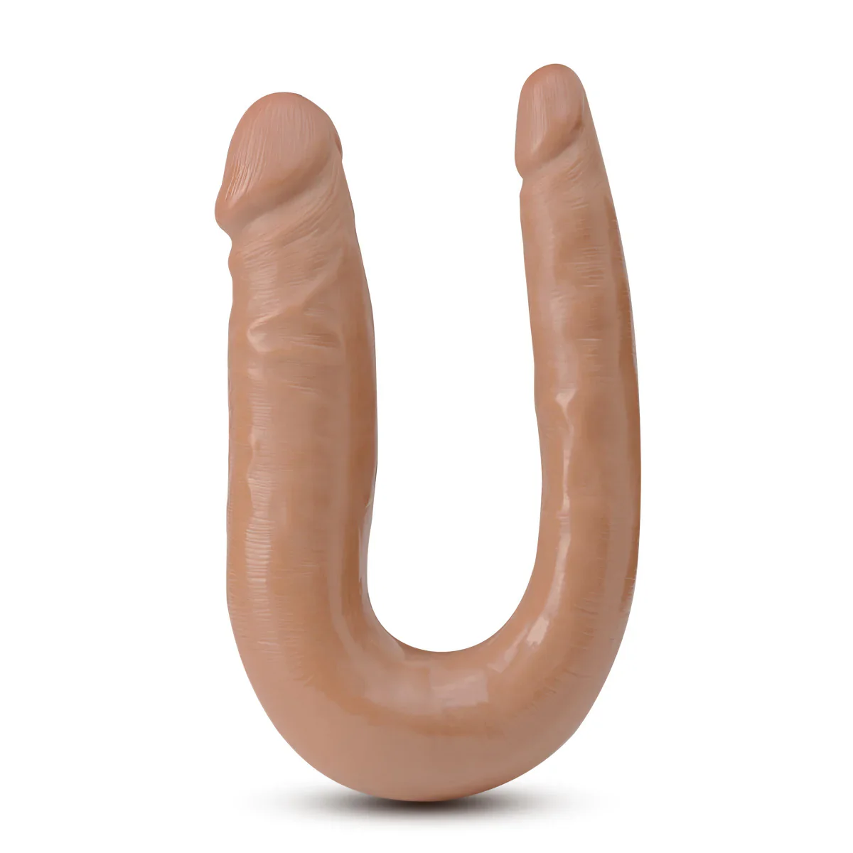 Dr. Skin Mini Double Dong Mocha 12.5-Inch Long Double Dildo - Image 5