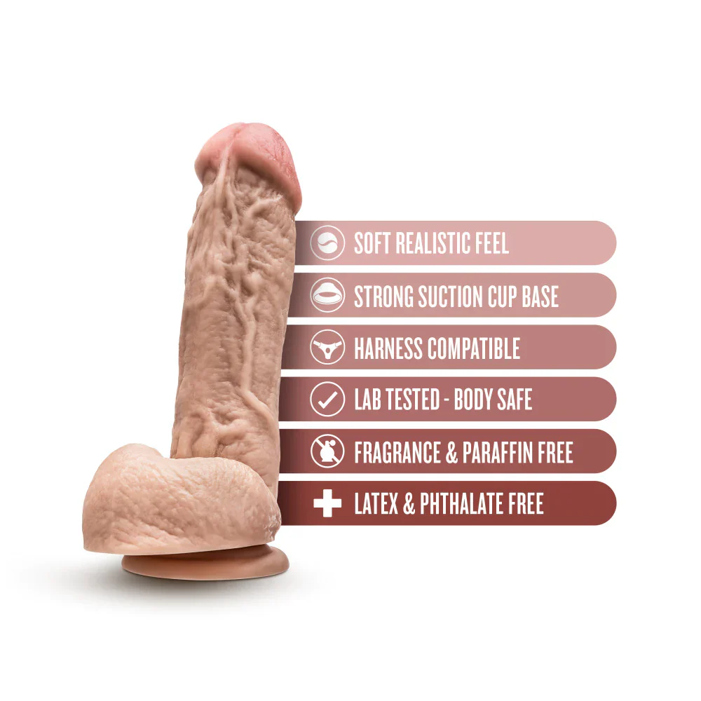 Dr. Skin Mr. D 8.5 Inch Long Dildo - Vanilla - Image 3