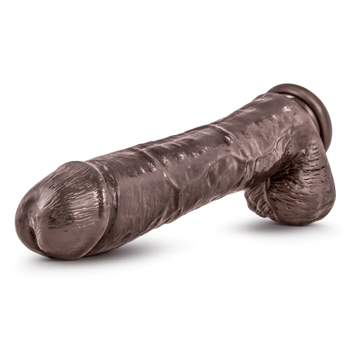Dr. Skin Mr. Savage Realistic Chocolate 11-Inch Long Dildo - Image 4