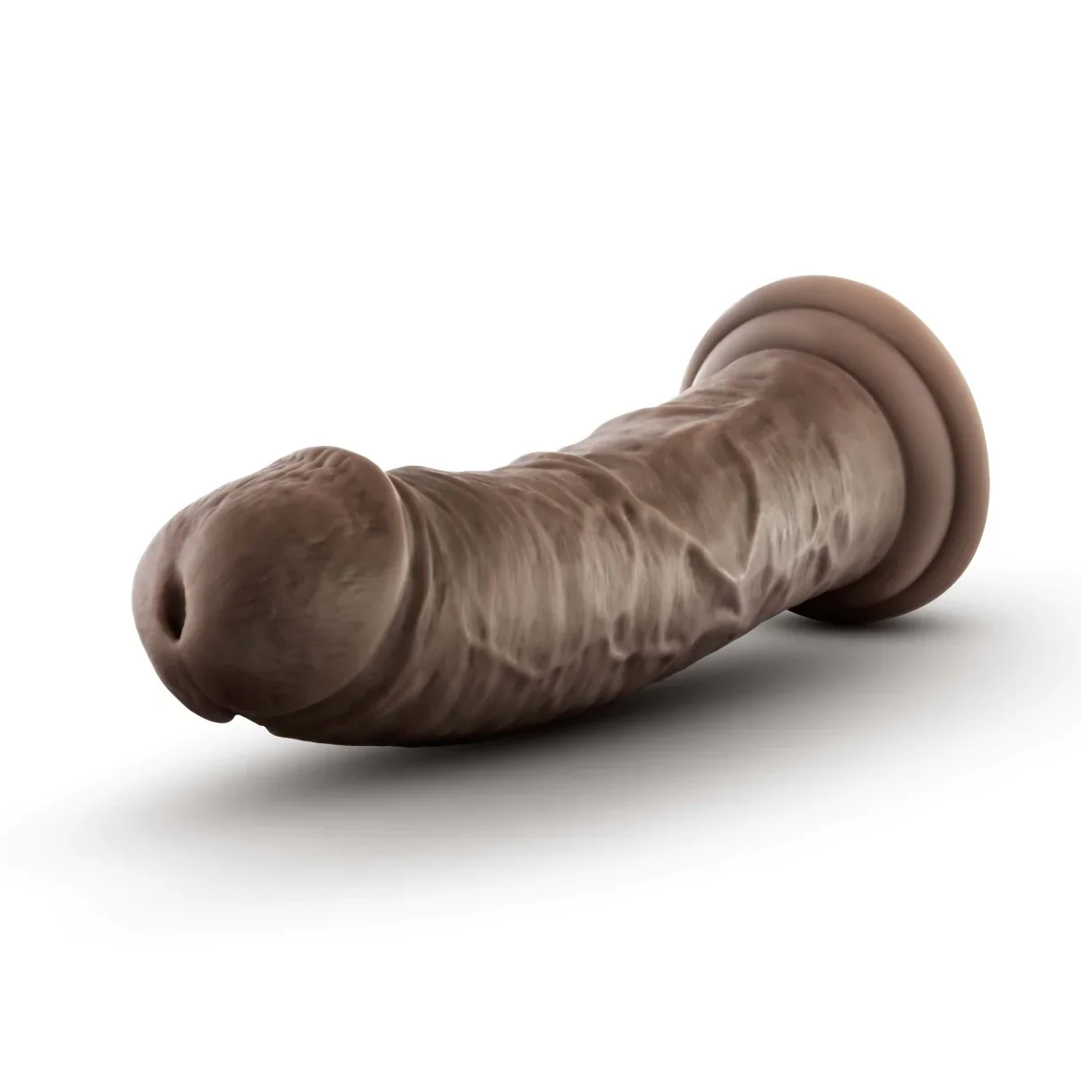 Dr. Skin Plus Realistic Chocolate 8-Inch Dildo - Image 5