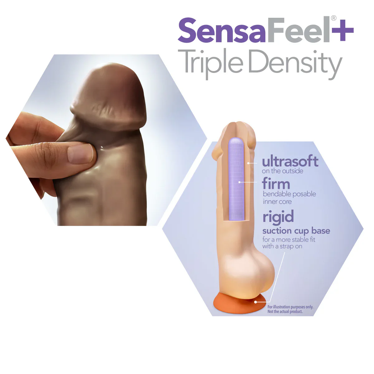 Dr. Skin Plus Realistic Chocolate 8-Inch Long Dildo - Image 7