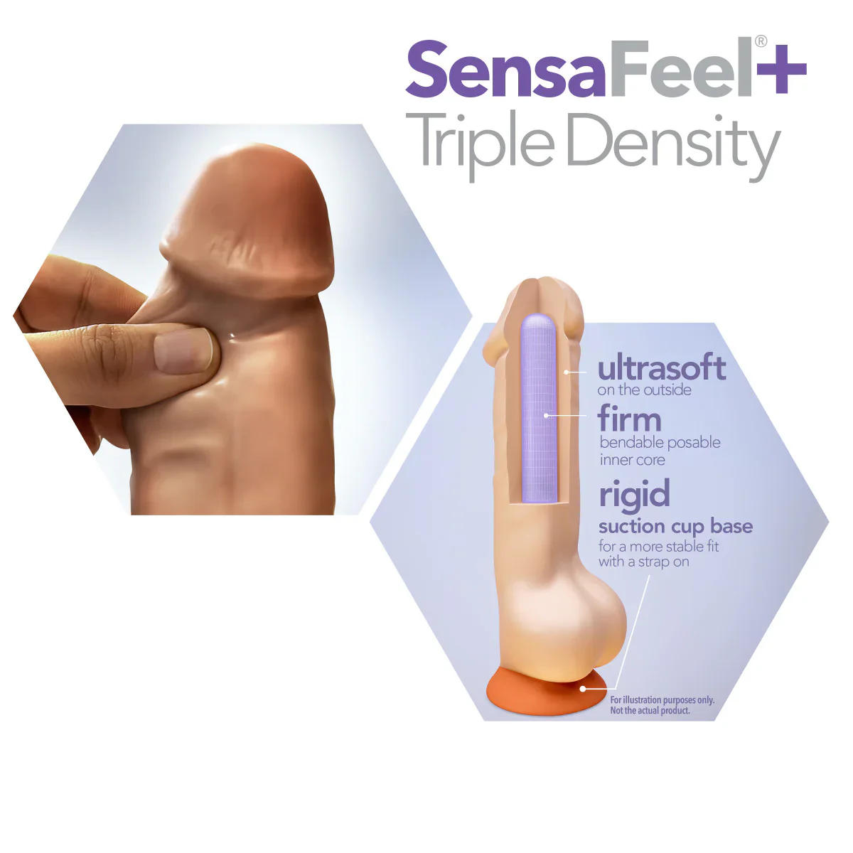 Dr. Skin Plus Realistic Mocha 6.5-Inch Long Dildo - Image 6