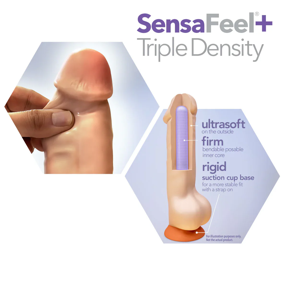 Dr. Skin Plus Realistic Vanilla 6.5-Inch Long Dildo - Image 7