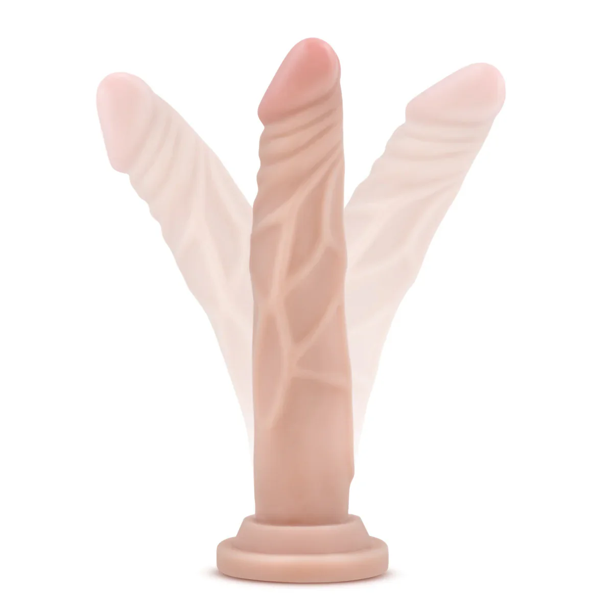Dr. Skin Realistic Cock Realistic Beige 7.5-Inch Long Dildo - Image 6