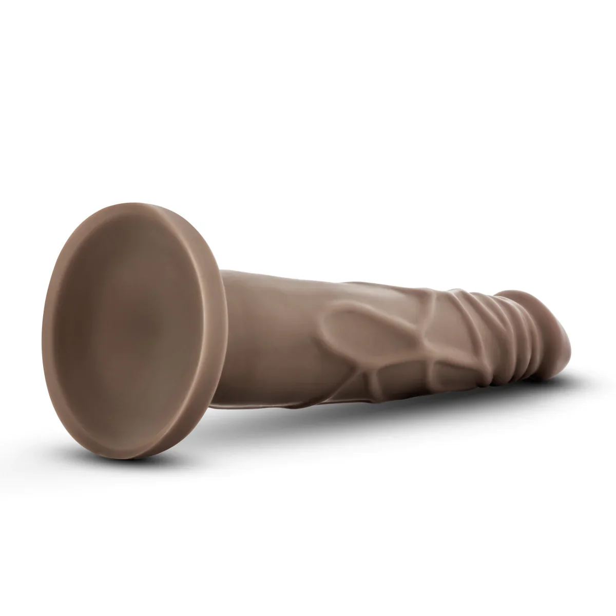 Dr. Skin Realistic Cock Realistic Chocolate 7.5-Inch Long Dildo - Image 5