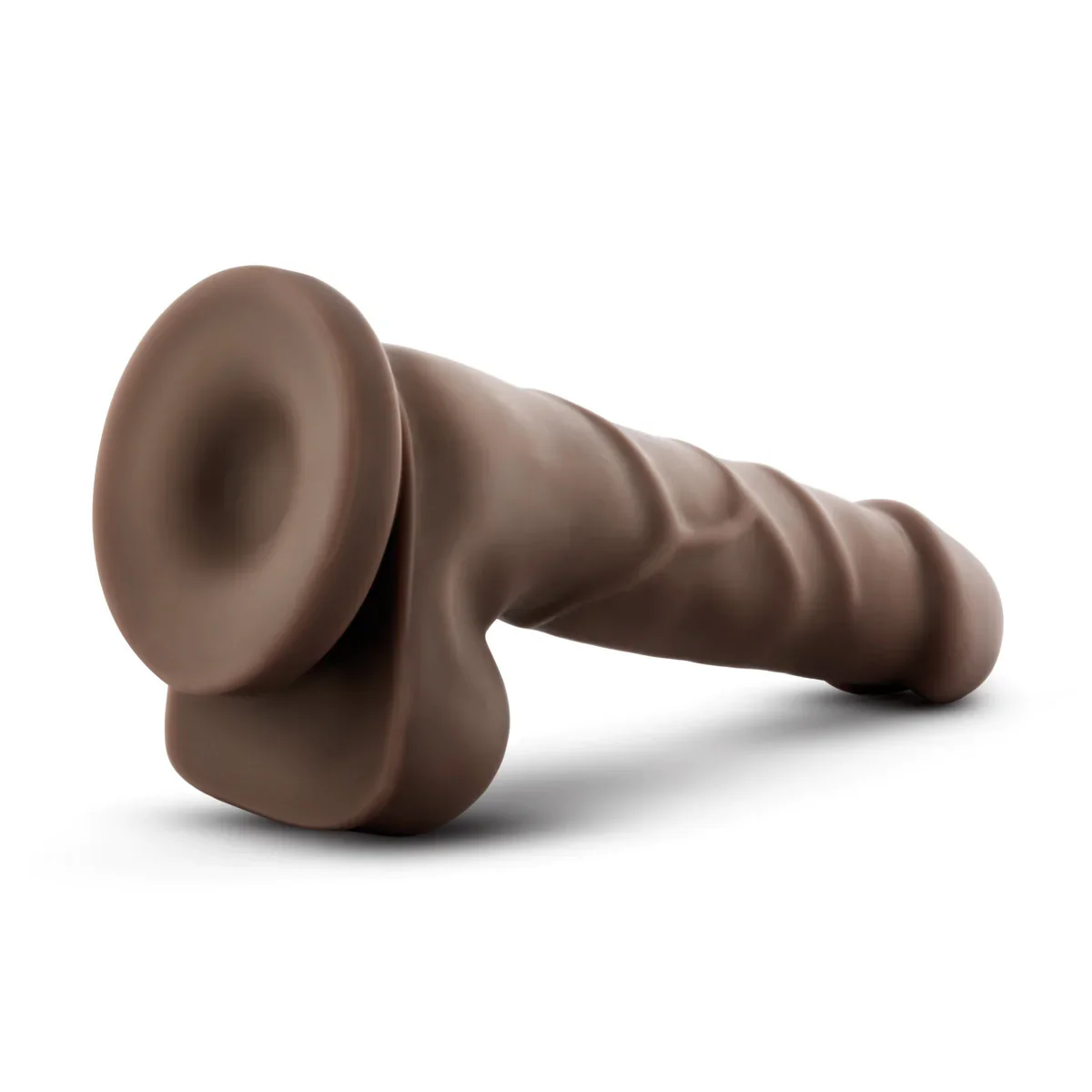 Dr. Skin Realistic Cock Realistic Chocolate 7.75-Inch Long Dildo - Image 6