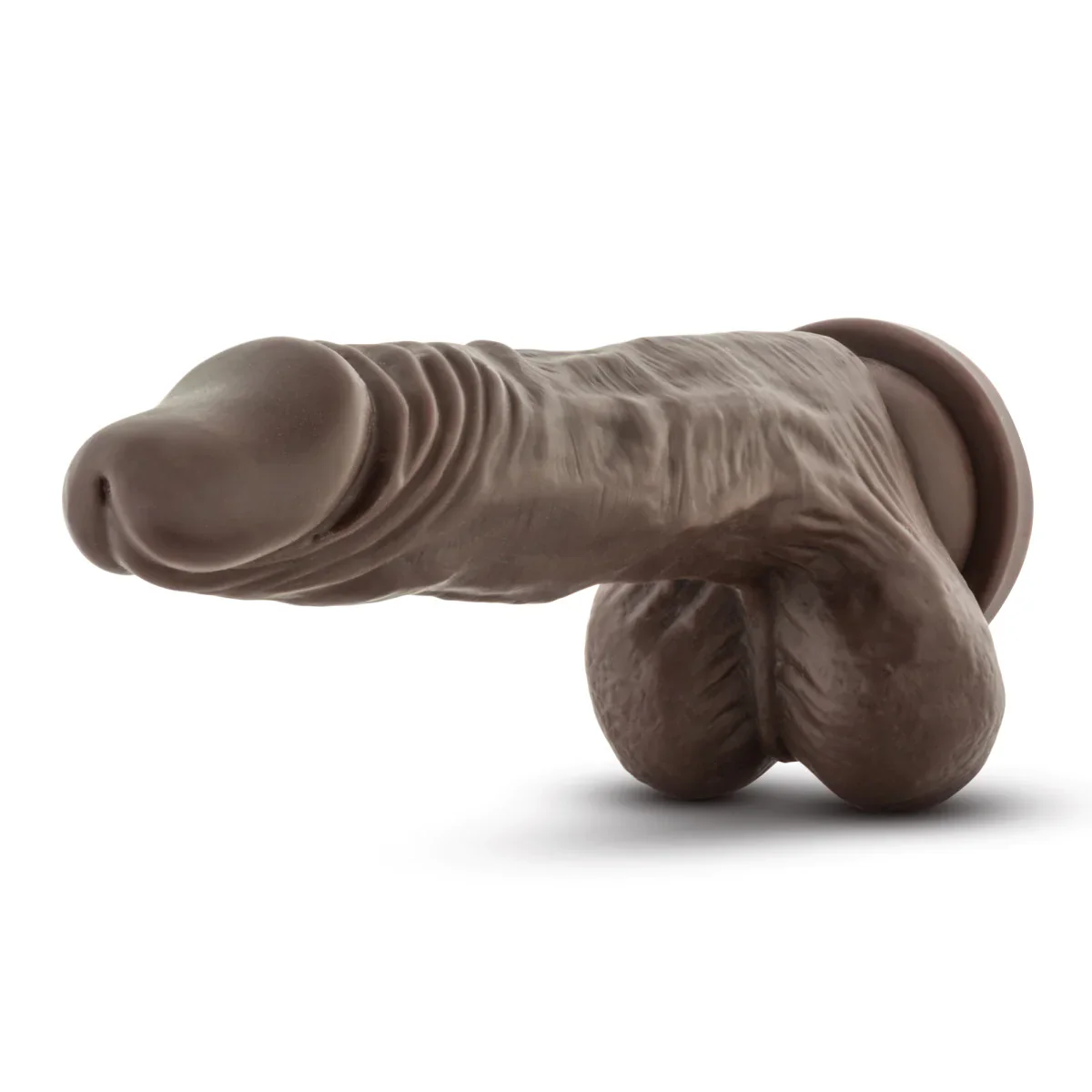 Dr. Skin Realistic Cock Realistic Chocolate 8.4-Inch Long Dildo - Image 4