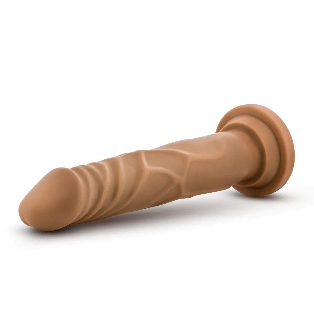 Dr. Skin Realistic Cock Realistic Mocha 7.5-Inch Long Dildo - Image 4