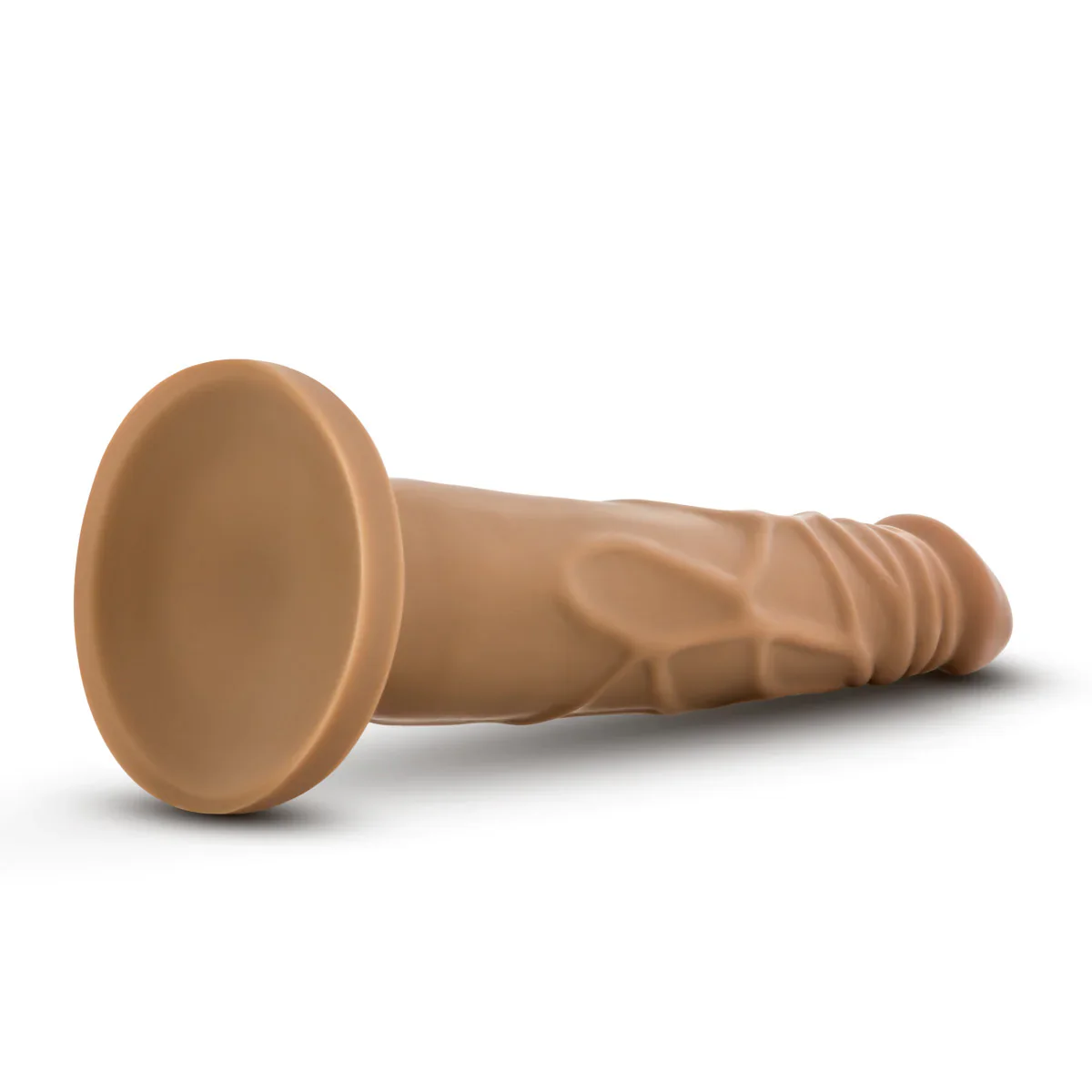 Dr. Skin Realistic Cock Realistic Mocha 7.5-Inch Long Dildo - Image 8