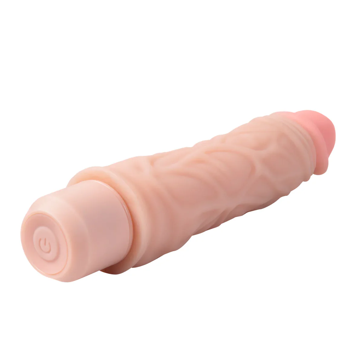 Dr. Skin Silicone Dr. David Beige 8.5-Inch Long Vibrating Dildo - Image 4