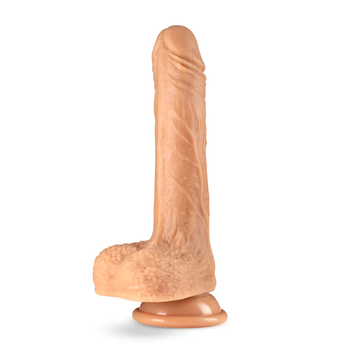 Dr. Skin Silicone Dr. Grey Vanilla 7.75-Inch Long Rechargeable Thrusting & Vibrating Dildo - Image 7