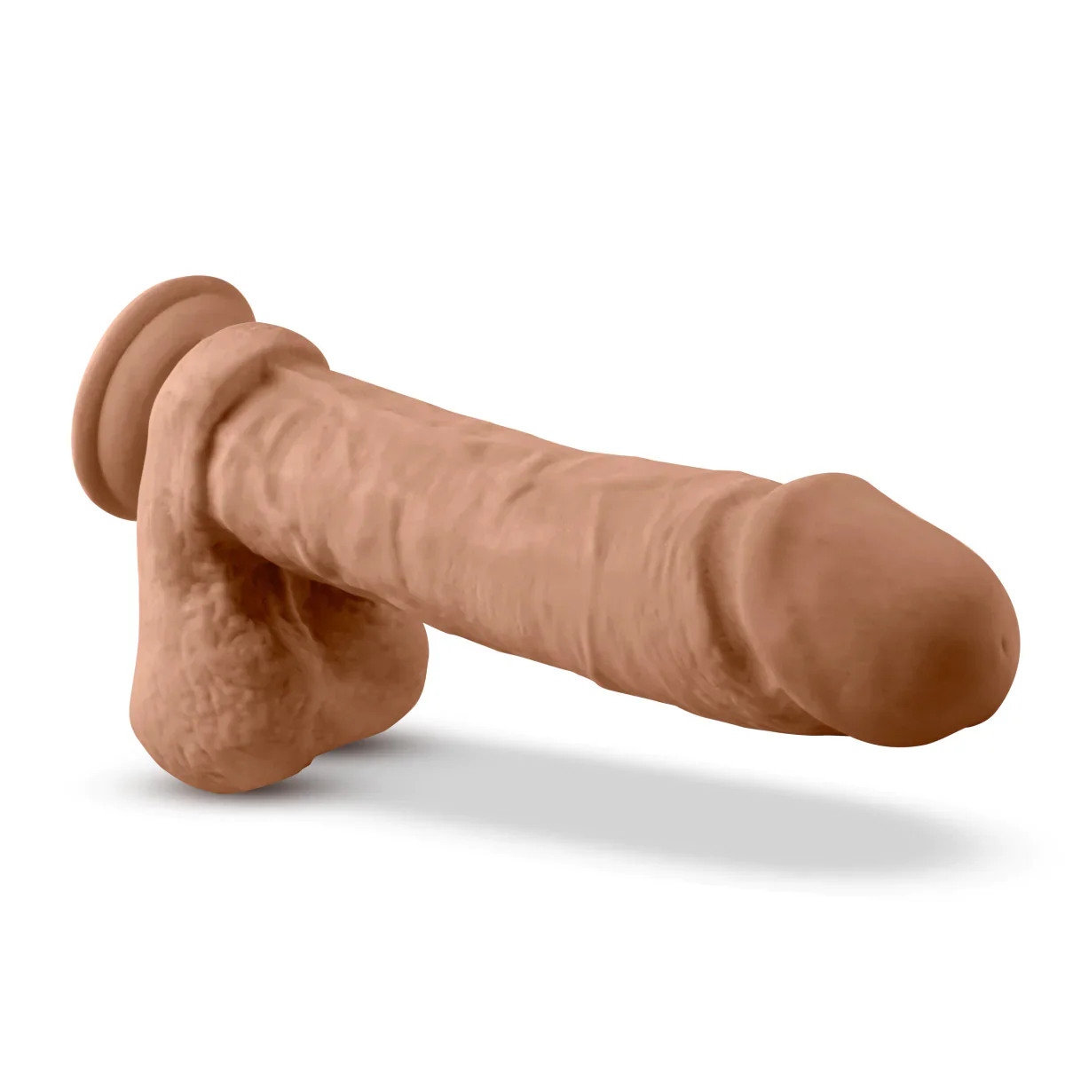 Dr. Skin Silicone Dr. Julian Realistic Mocha 9-Inch Long Dildo - Image 5