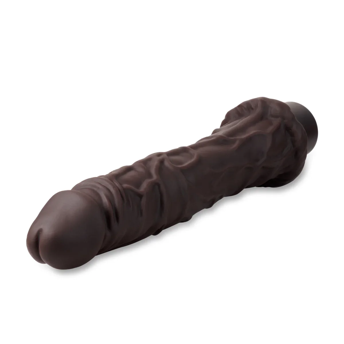 Dr. Skin Silicone Dr. Richard Brown 9.75-Inch Long Vibrating Dildo - Image 9