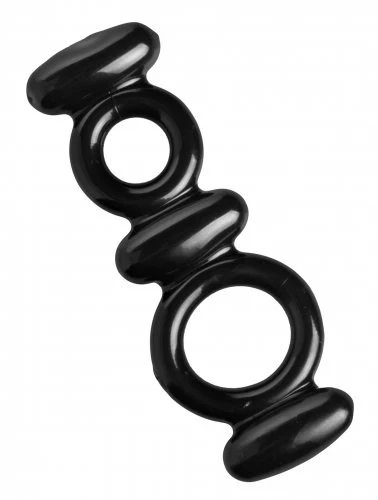 Dual Stretch To Fit Cock and Ball Ring - Image 4