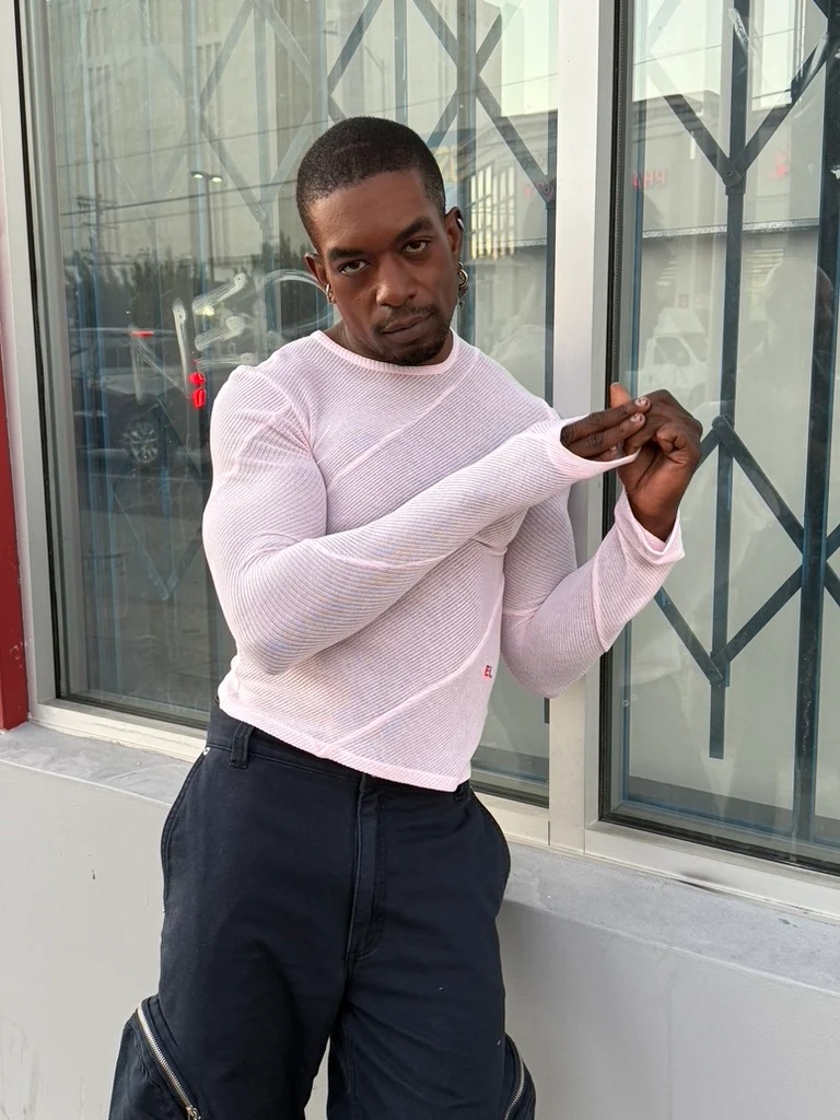 Eckhaus Latta Spiral Longsleeve Pheony - Image 10