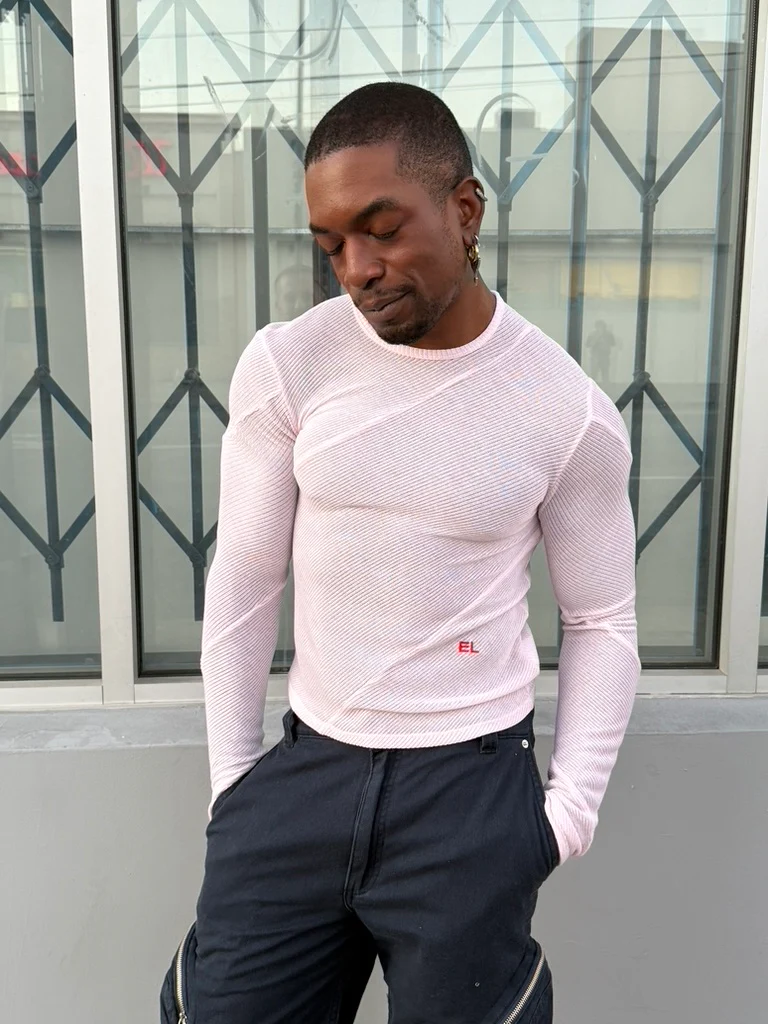Eckhaus Latta Spiral Longsleeve Pheony - Image 11