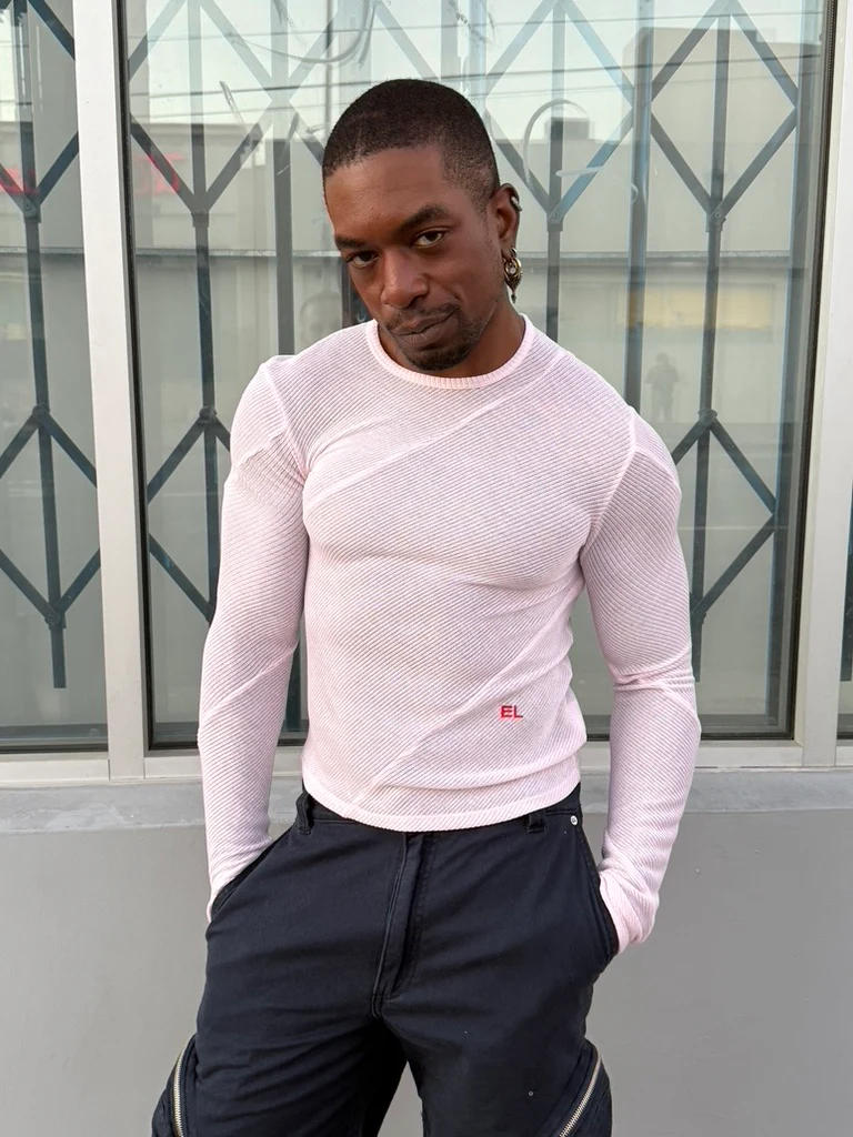 Eckhaus Latta Spiral Longsleeve Pheony - Image 12