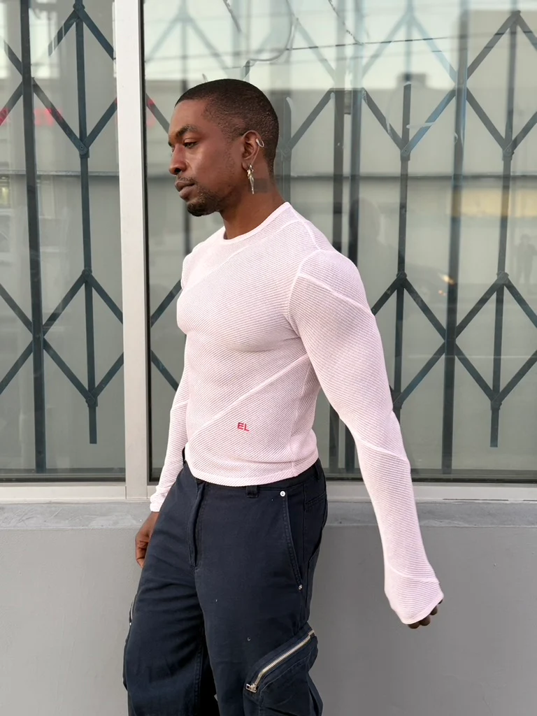 Eckhaus Latta Spiral Longsleeve Pheony - Image 16