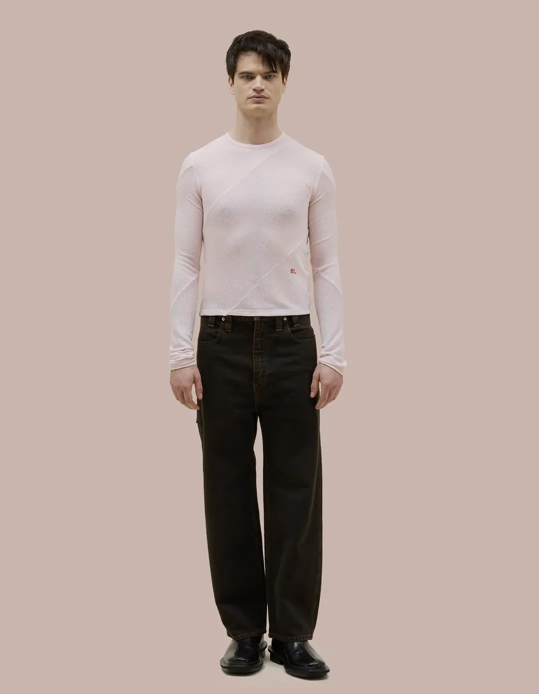 Eckhaus Latta Spiral Longsleeve Pheony - Image 2