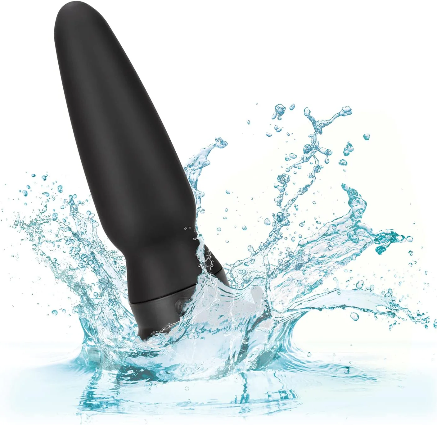 Eclipse Interchangeable Rechargeable Silicone Probe with Remote Control - Black - Image 6