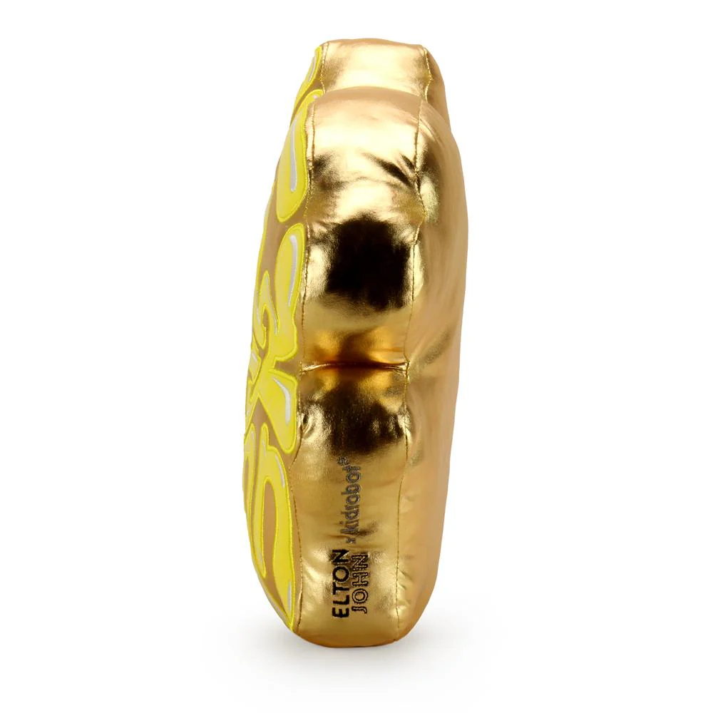 ELTON JOHN SPECIAL EDITION GOLD PILLOW BY KIDROBOT - Image 5