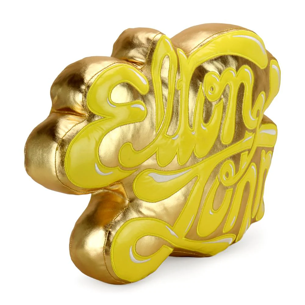 ELTON JOHN SPECIAL EDITION GOLD PILLOW BY KIDROBOT - Image 8