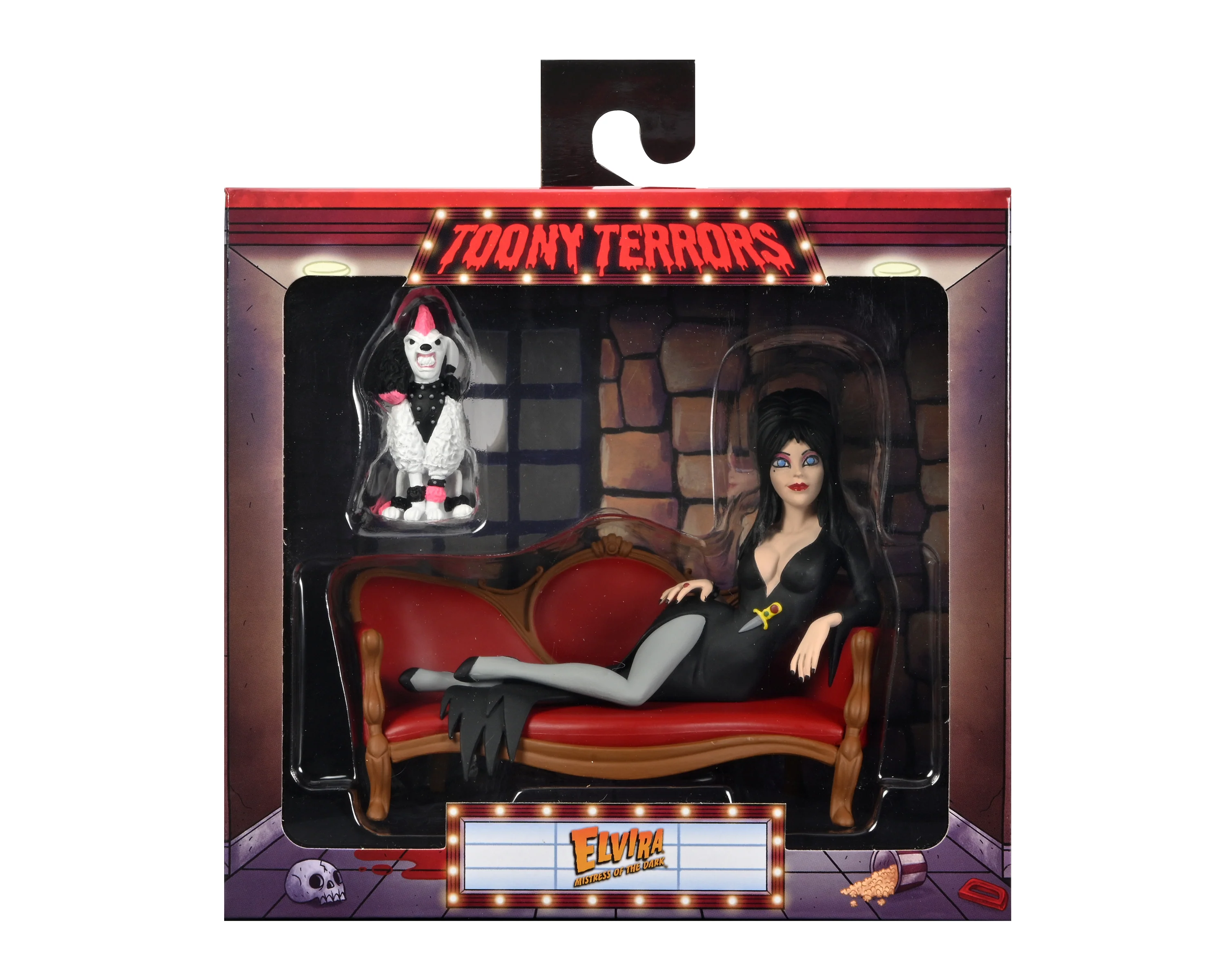 ELVIRA - 6 IN SCALE ACTION FIGURE – TOONY TERRORS ELVIRA ON COUCH BOXED SET - Image 4