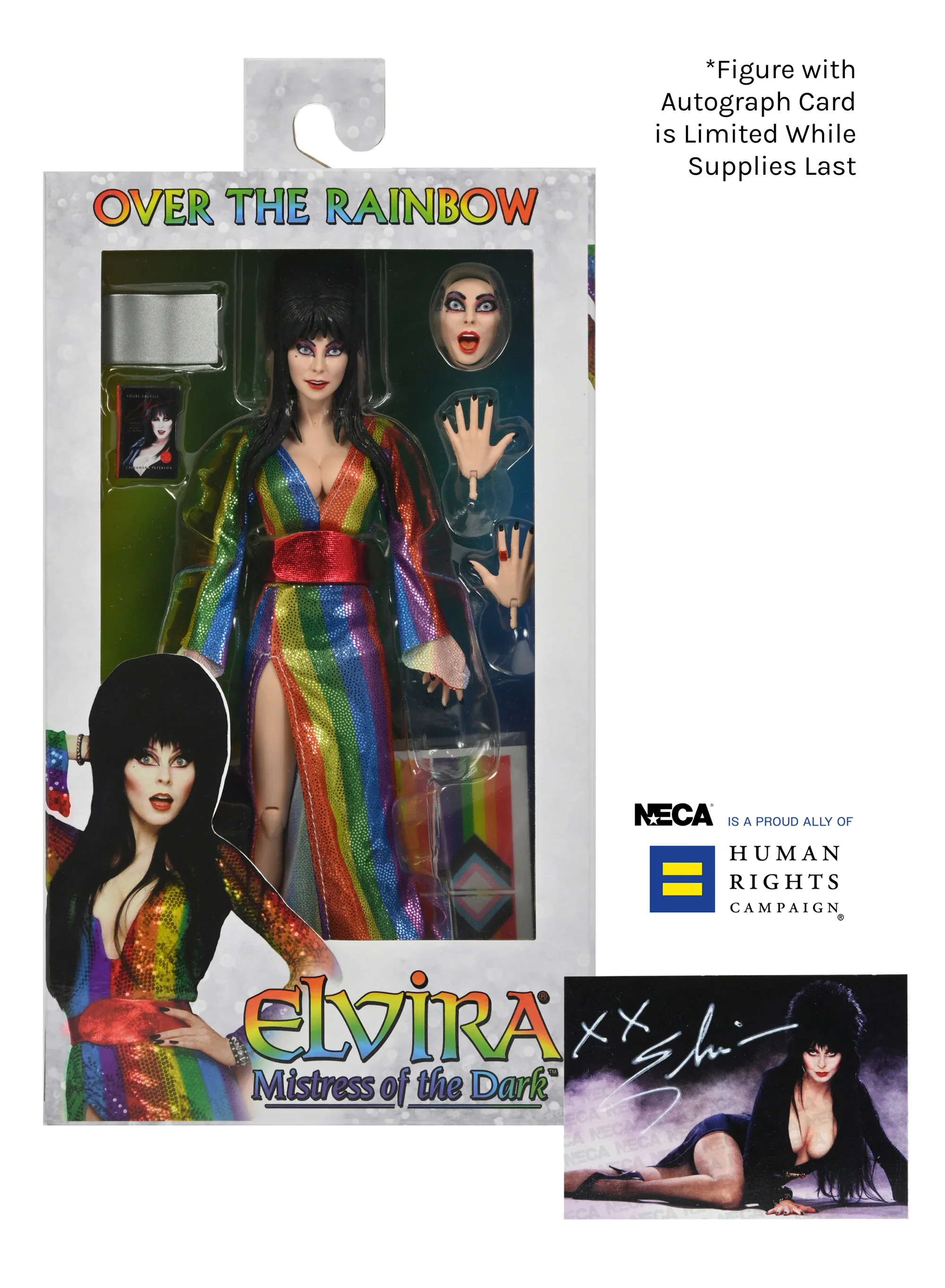 ELVIRA - OVER THE RAINBOW ELVIRA (PRIDE) 8" CLOTHED FIGURE - Image 6