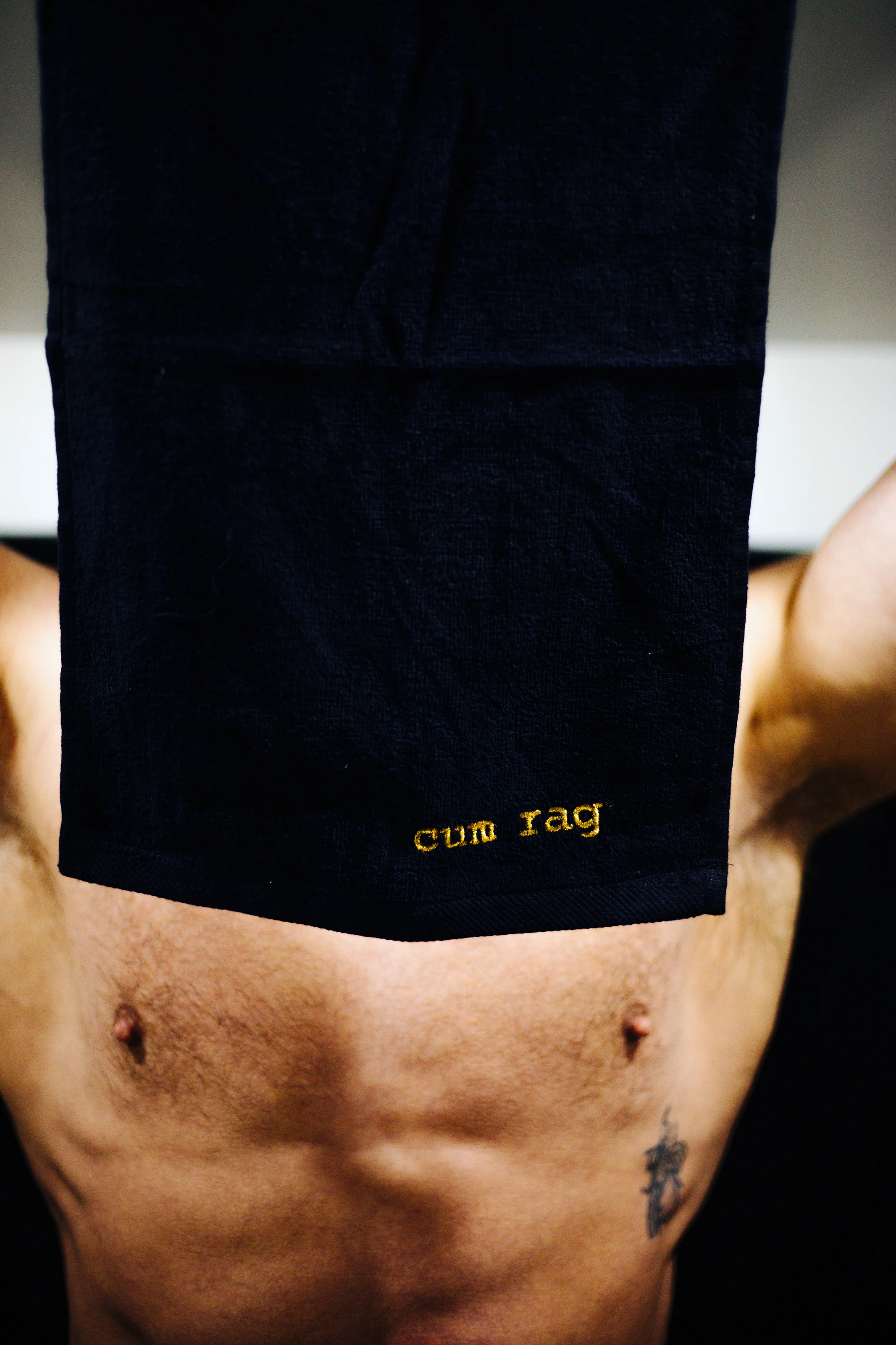 Embroidered Cum Rag Black - Image 3