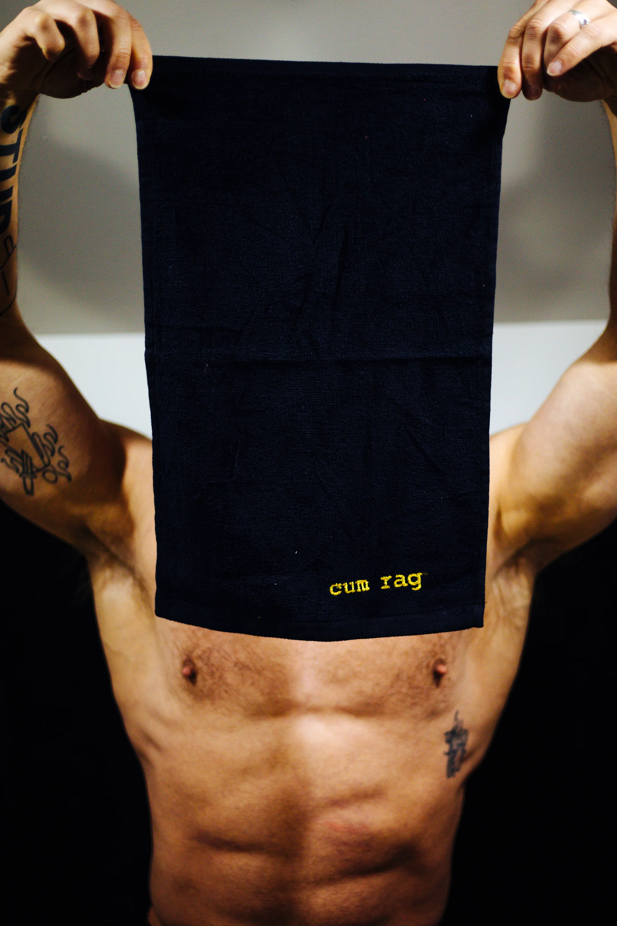 Embroidered Cum Rag Black - Image 5