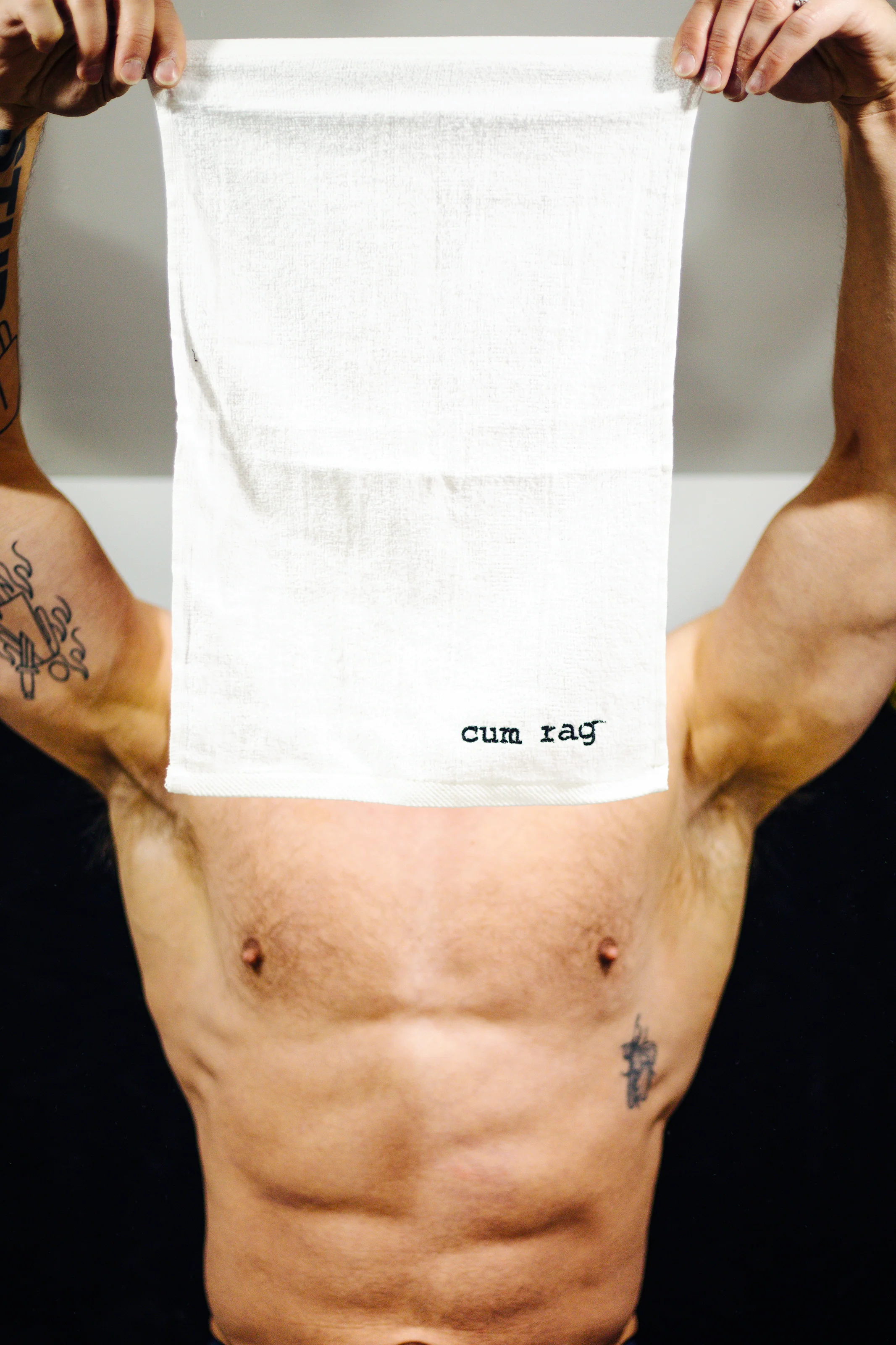Embroidered Cum Rag White - Image 3