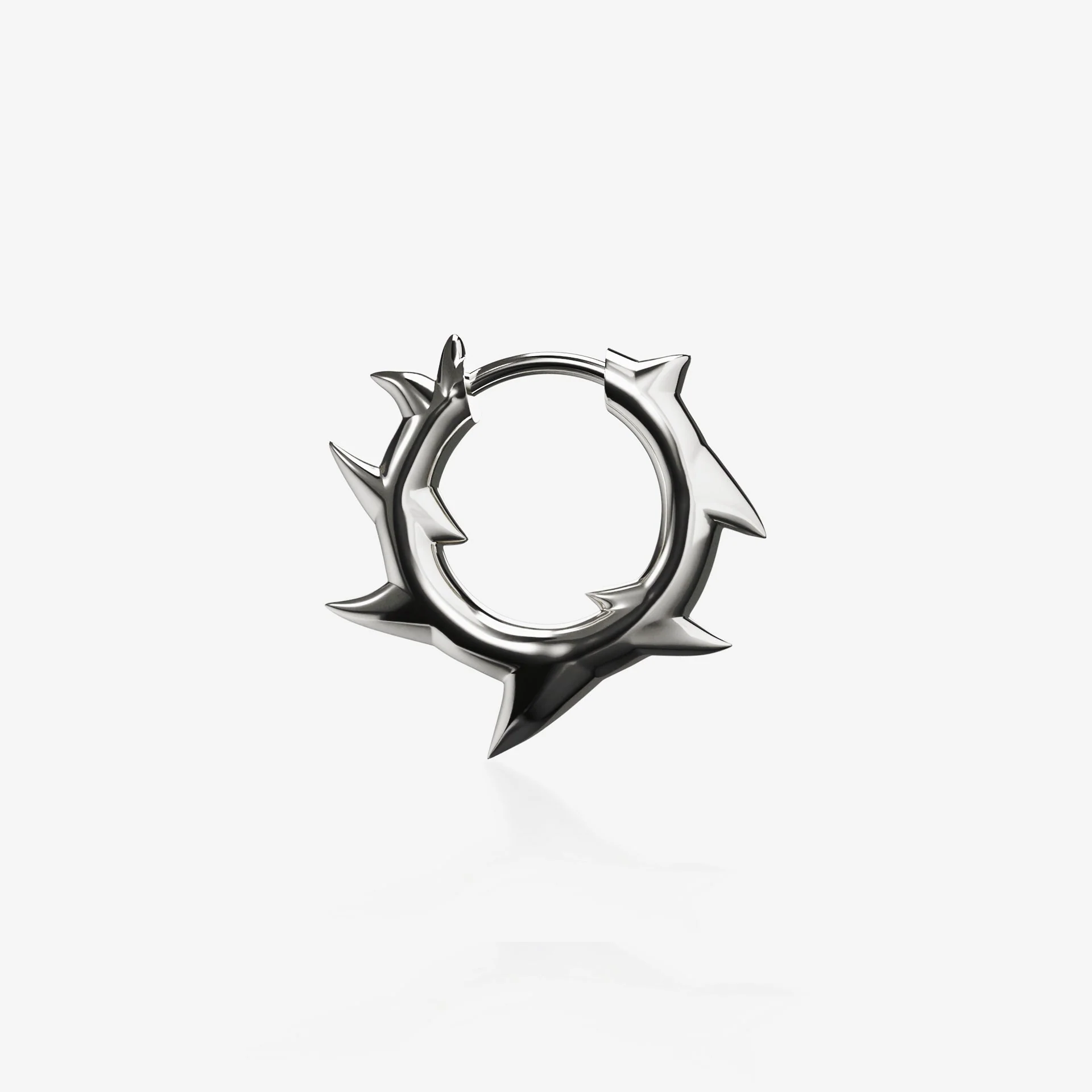 ESSENTIAL SPIKED HOOP by AURA BY ANGELO - Image 3