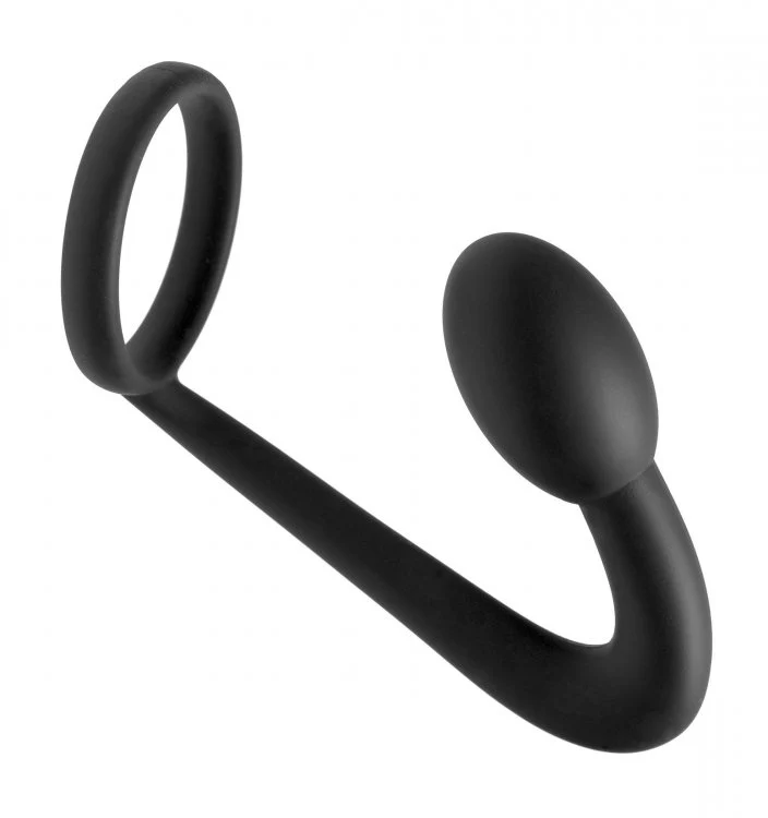 Explorer Silicone Cock Ring and Prostate Plug - Image 3