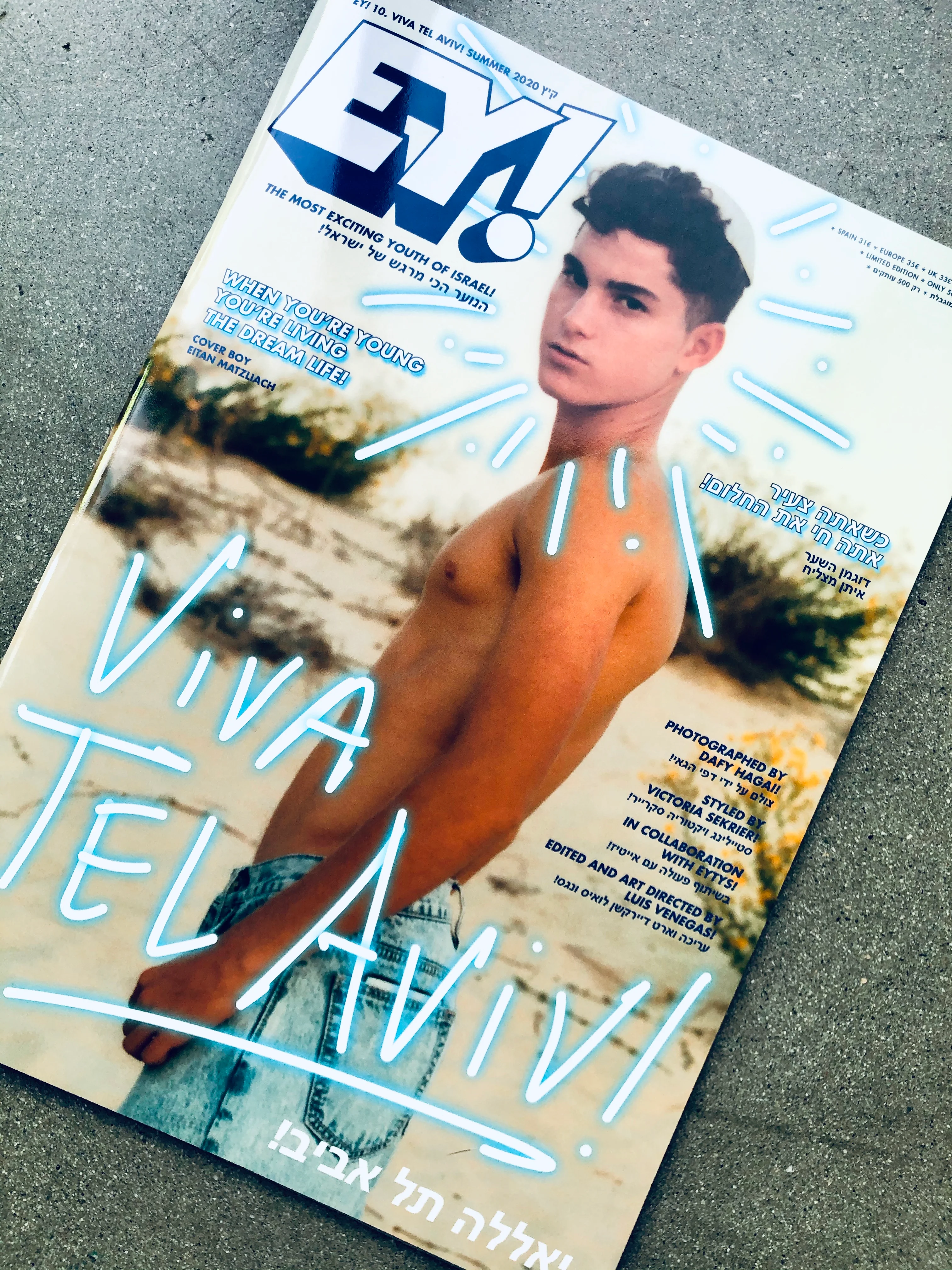 EY! #10 VIVA TEL AVIV! SUMMER 2020 ISSUE BY DAFY HAGAI - Image 4