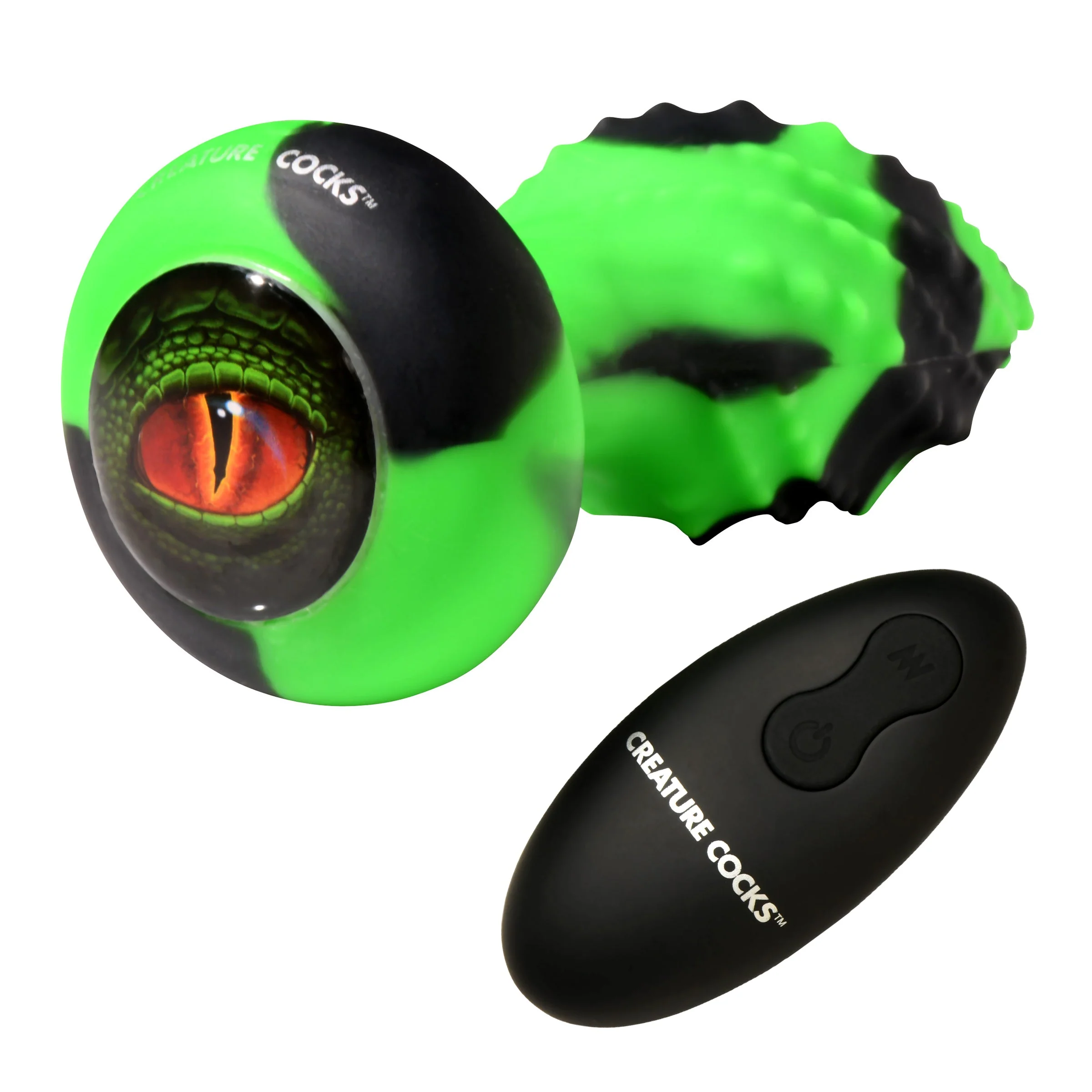Eye of the Spawn Vibrating & Squirming Silicone Butt Plug - Image 7