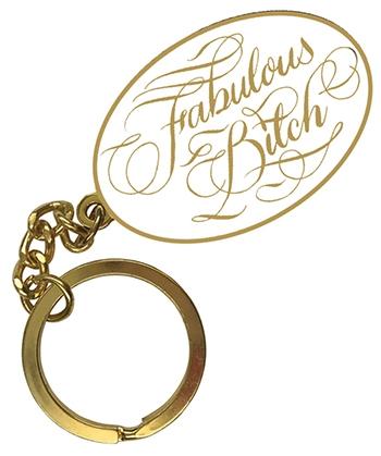 Fabulous Bitch Keychain BY Calligraphuck - Image 3