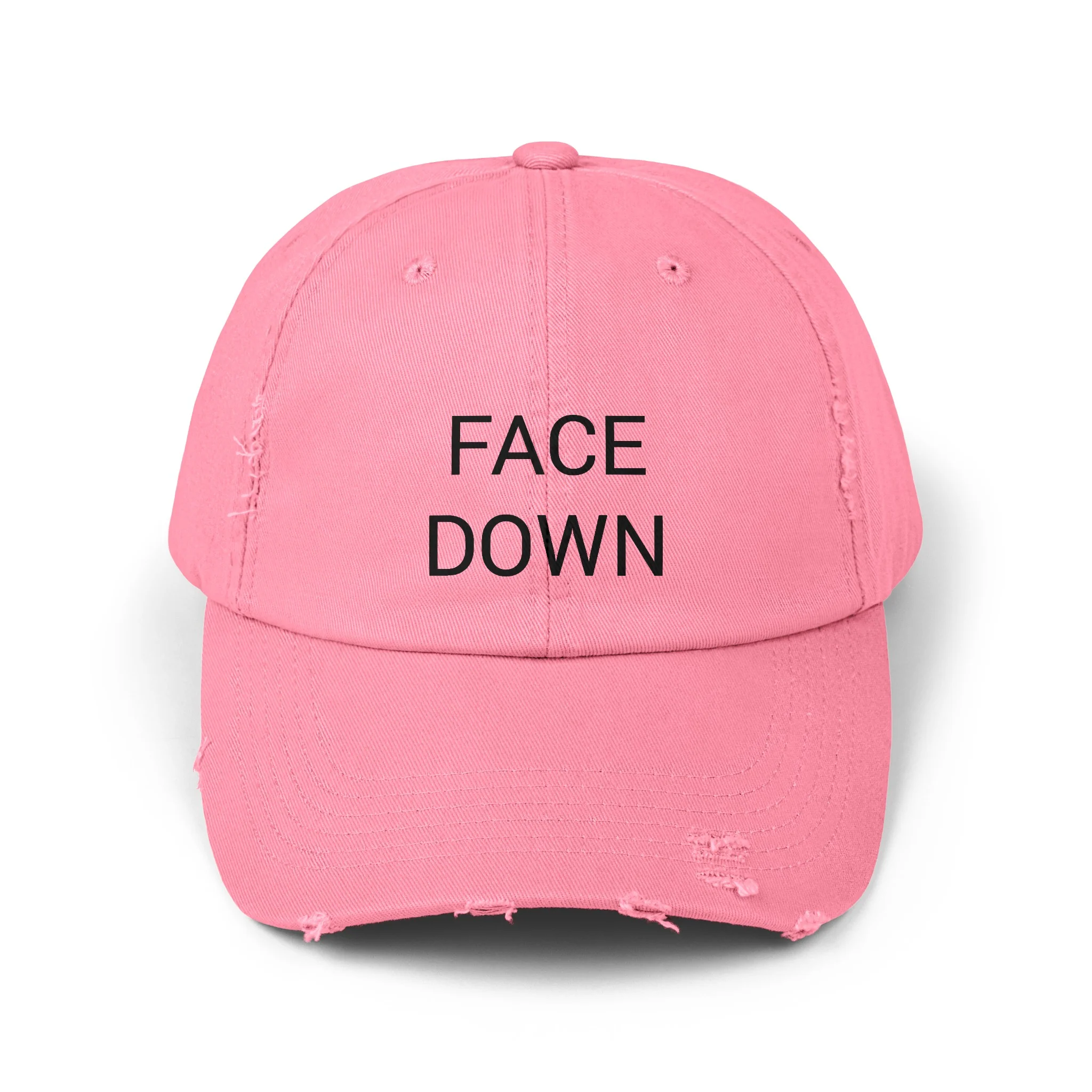 FACE DOWN Distressed Cap in 6 colors - Image 7
