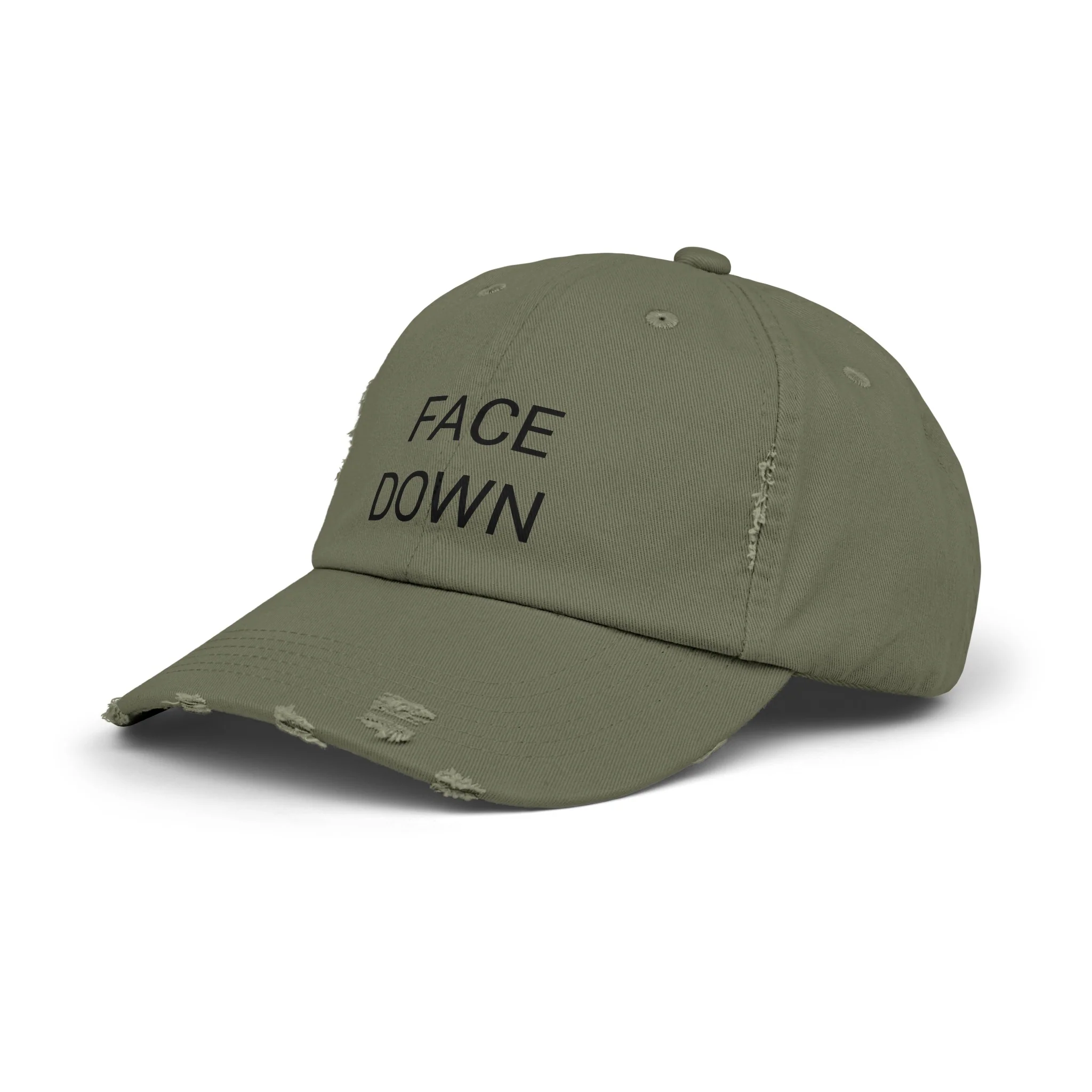 FACE DOWN Distressed Cap in 6 colors - Image 8