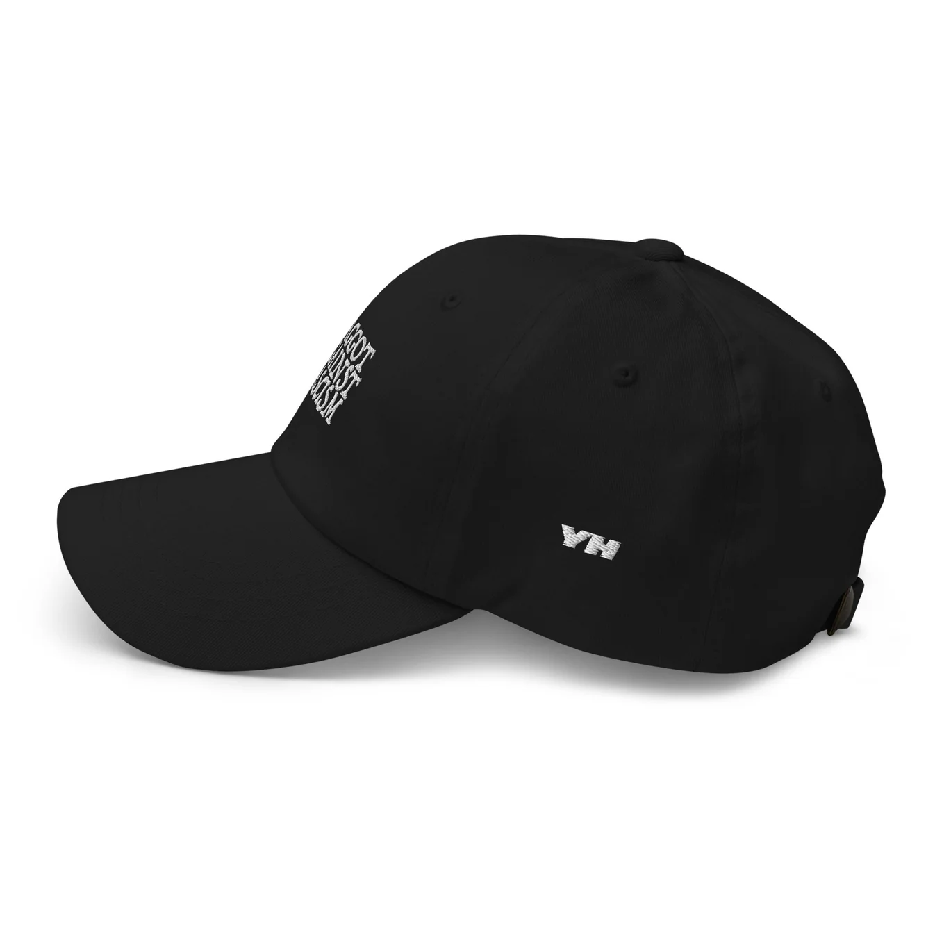 Faggot Against Fascism Dad Hat by YES HOMO in Black - Image 4